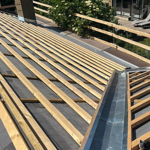 Opsætning af tagrende