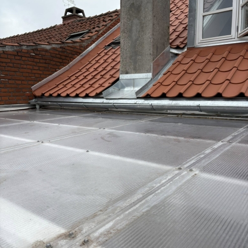 Opsætning af tagrende