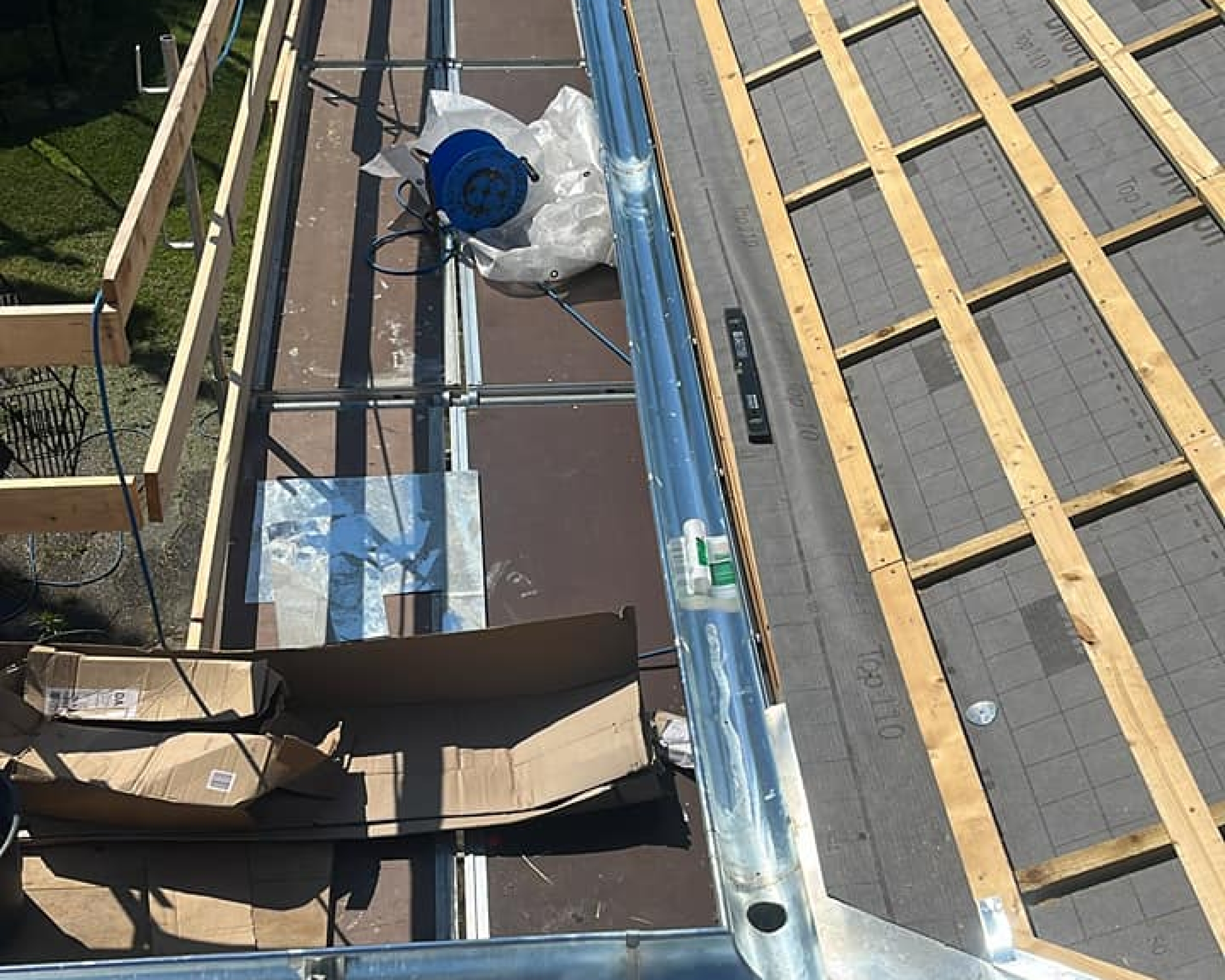 Opsætning af tagrende