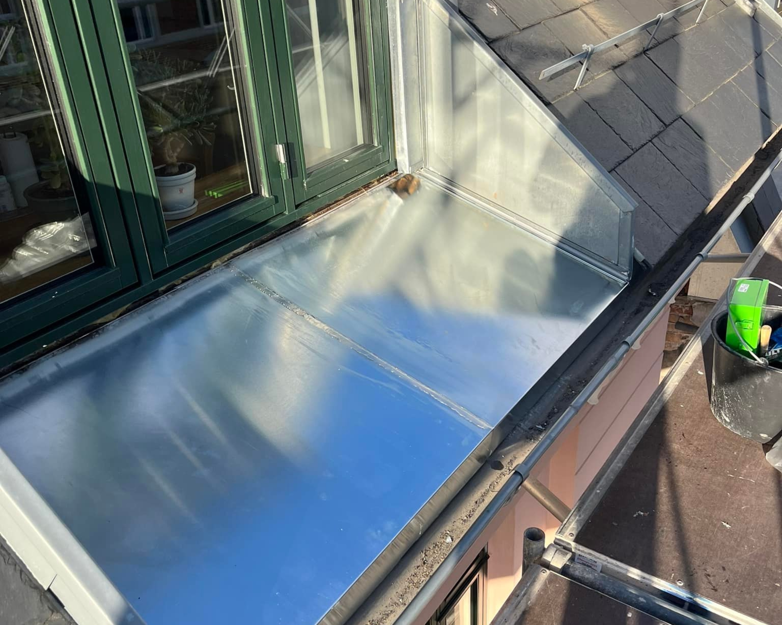 Zink inddækning af kvist