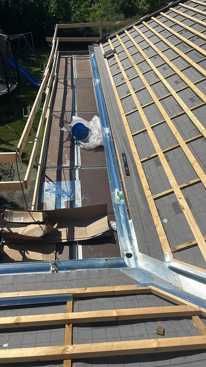 Opsætning af tagrende