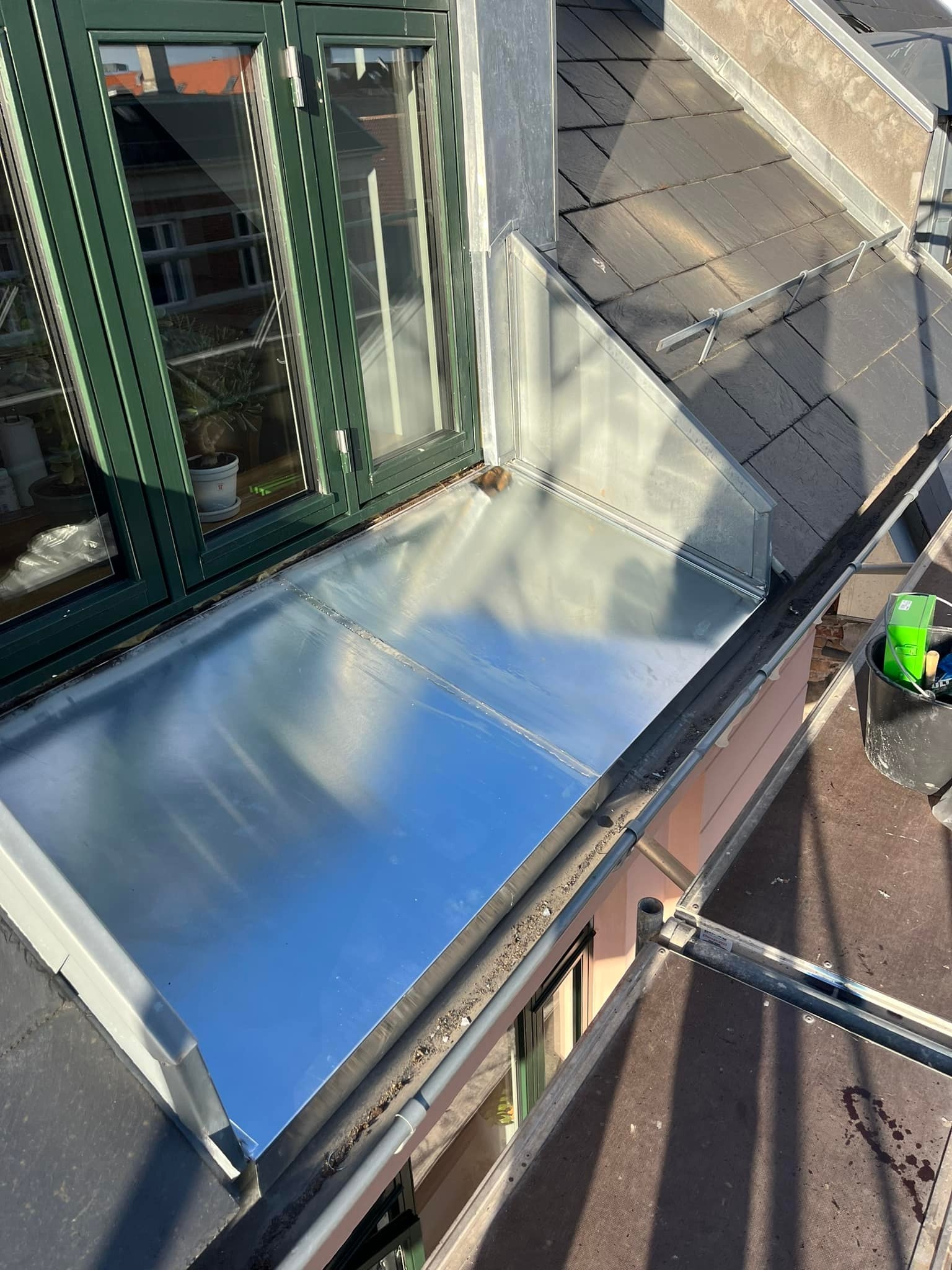 Zink inddækning af kvist