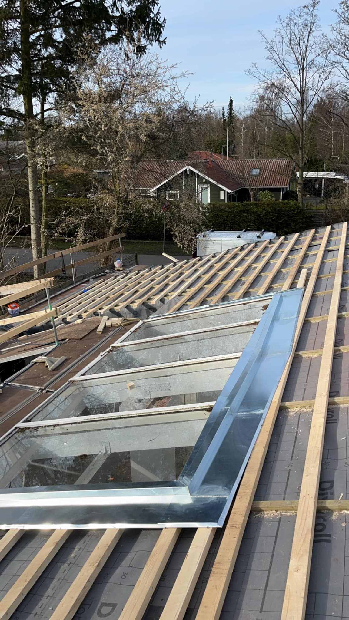 Zink inddækning til ovenlys